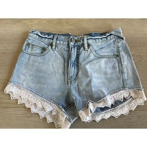 Free People size 24 Jean Shorts